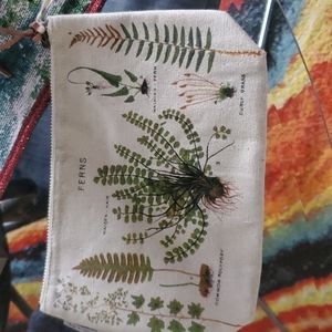 Cavellini gorgeous cotton pouch makeup cell phone pens pads gorgeous vin…